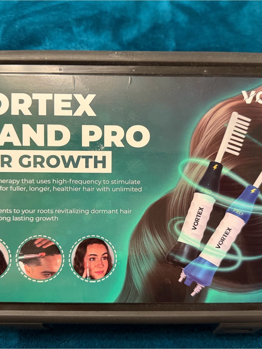Vortex Wand Pro High-Frequency Scalp Device Kit for Hair Growth and Hair Loss